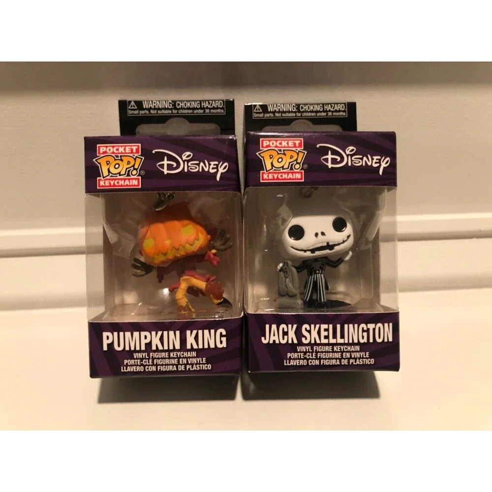 Funko‎ Pocket Pop Keychains Halloween Jack Skellington & Pumpkin King